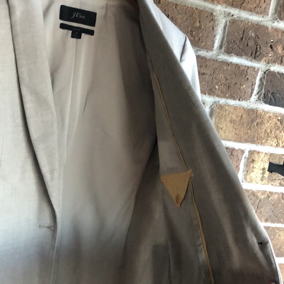 J Crew Parke blazer in stretch linen Flax - Picture 7 of 9